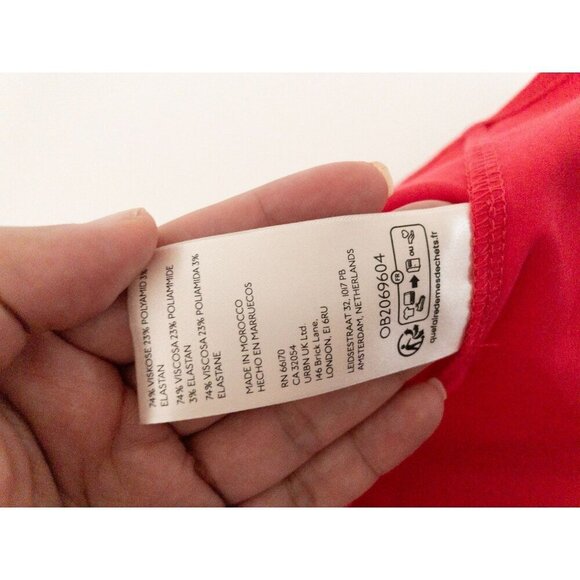 Anthropologie Maeve Sleeveless High-Neck Back-Bow Mini Dress In medium pink - Picture 6 of 10